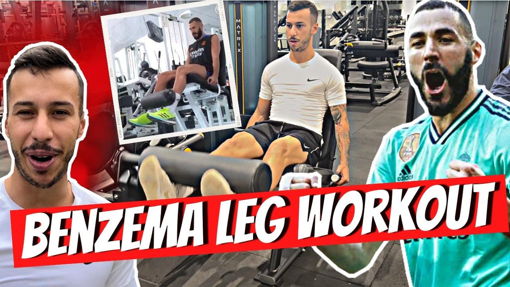 Entrenamiento de piernas de Karim Benzema